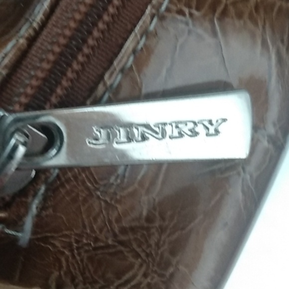 *JINRY* Women's Purse Gold 17"long 7.5 wide 10" strap - Picture 11 of 12